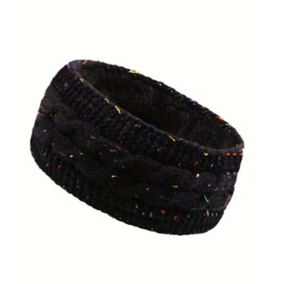 2/$21 Female Black Winter Headband - Picture 2 of 4